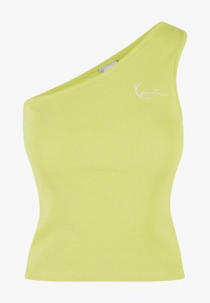 Karl Kani, CHEST SIGNATURE ESSENTIAL ASYMMETRIC - Débardeur - lime