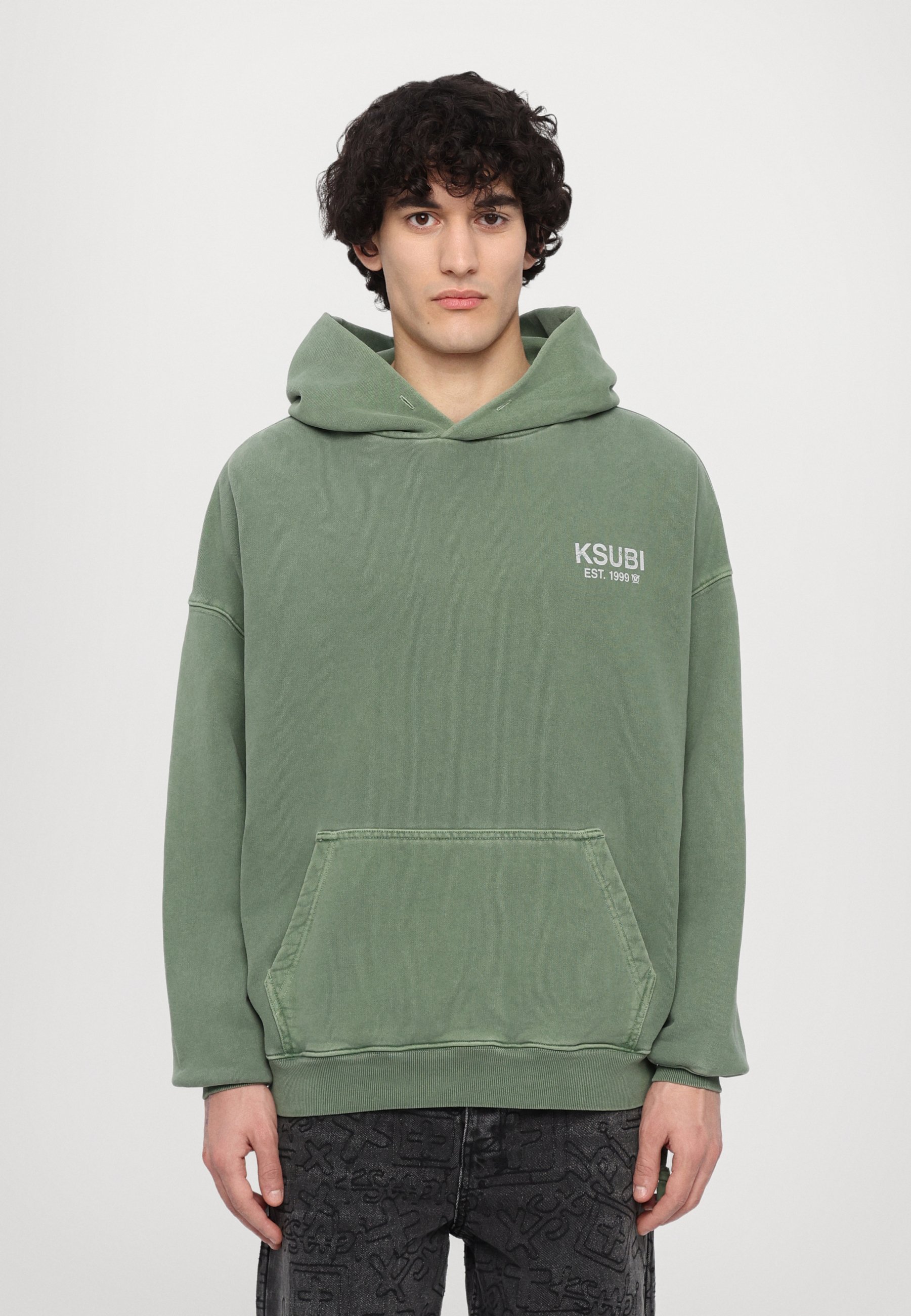 Ksubi STATE EKCESS HOODIE HASH - Sweatshirt - green