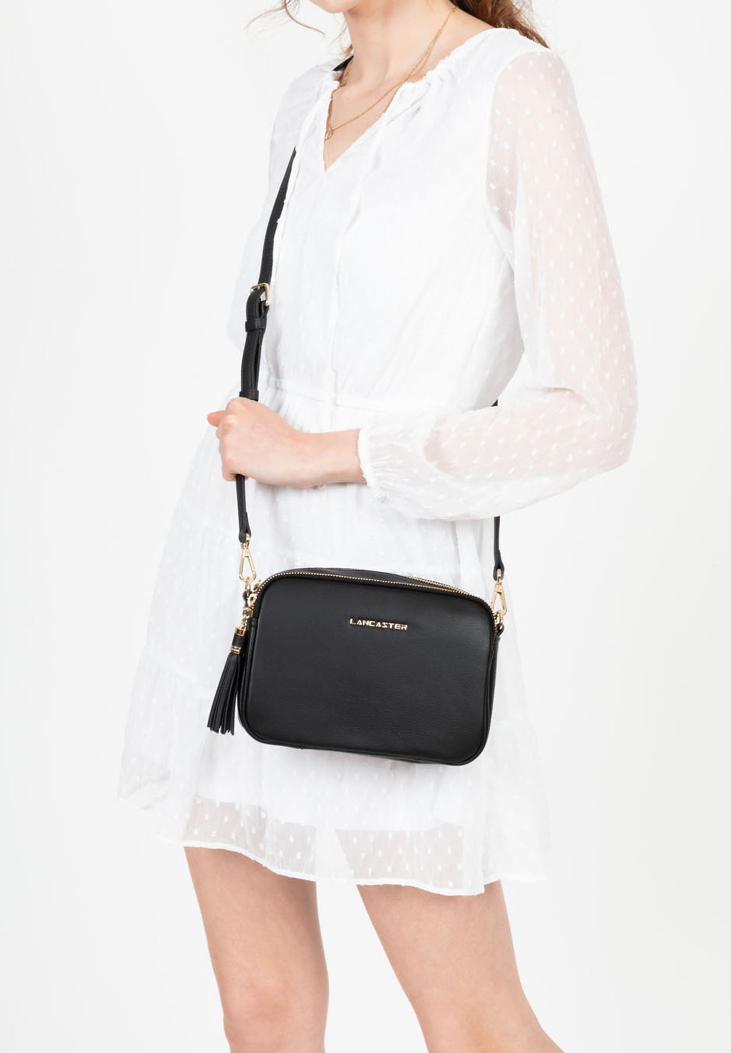 sac bandouliere noir lancaster