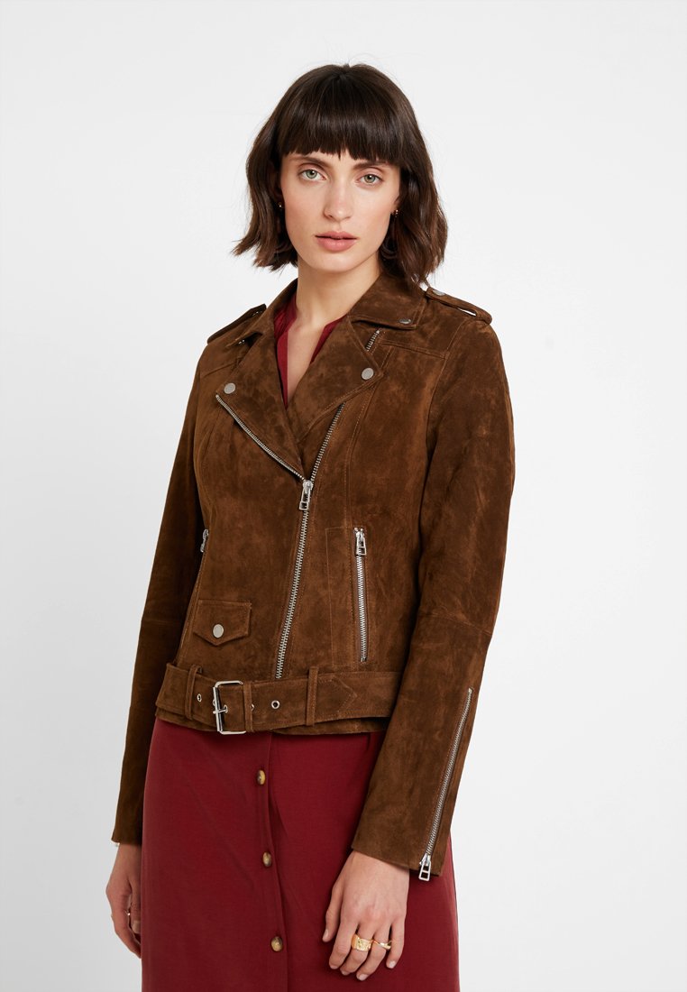 CAT Leren jas camel CAT Leren jas camel