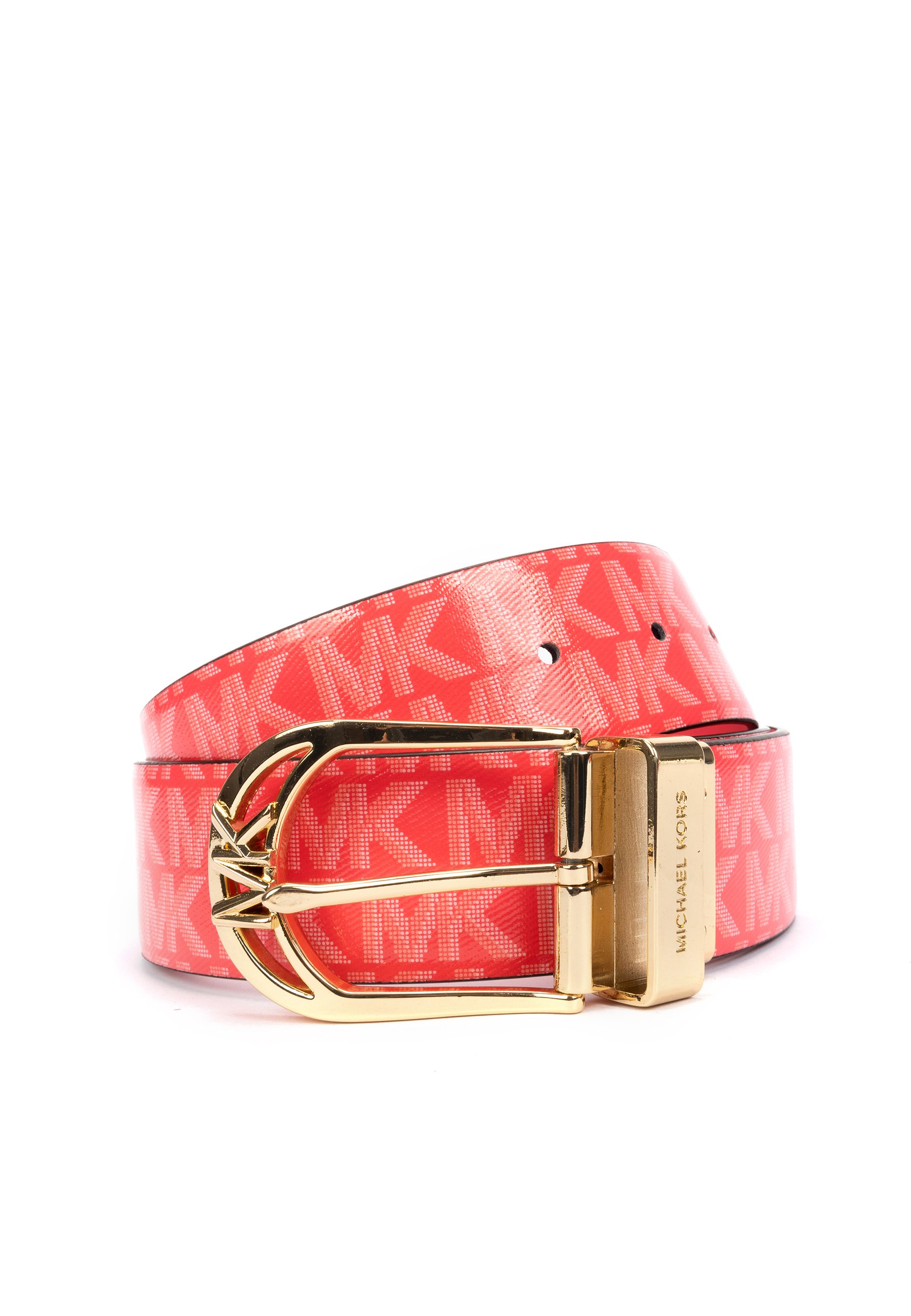 Zalando Mk Red Belt MICHAEL Michael Kors CROC Belt Dark Red/red