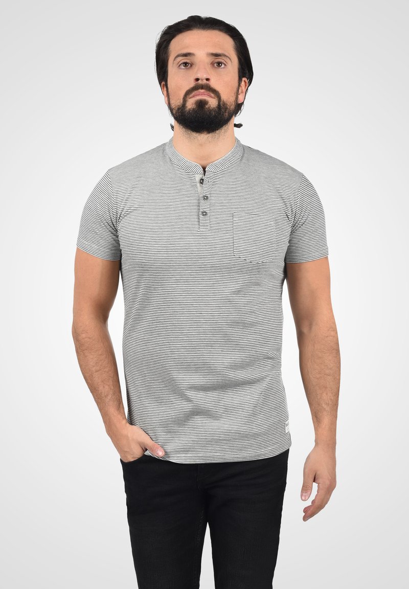 Solid SDAlfi - Apdrukāts T-krekls - light grey melange
