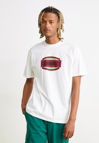 Carhartt WIP PRESS SCRIPT - Camiseta estampada - white