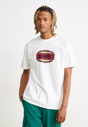 PRESS SCRIPT - T-shirt med print - white