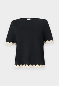VICALISA O-NECK - Printtipaita - black
