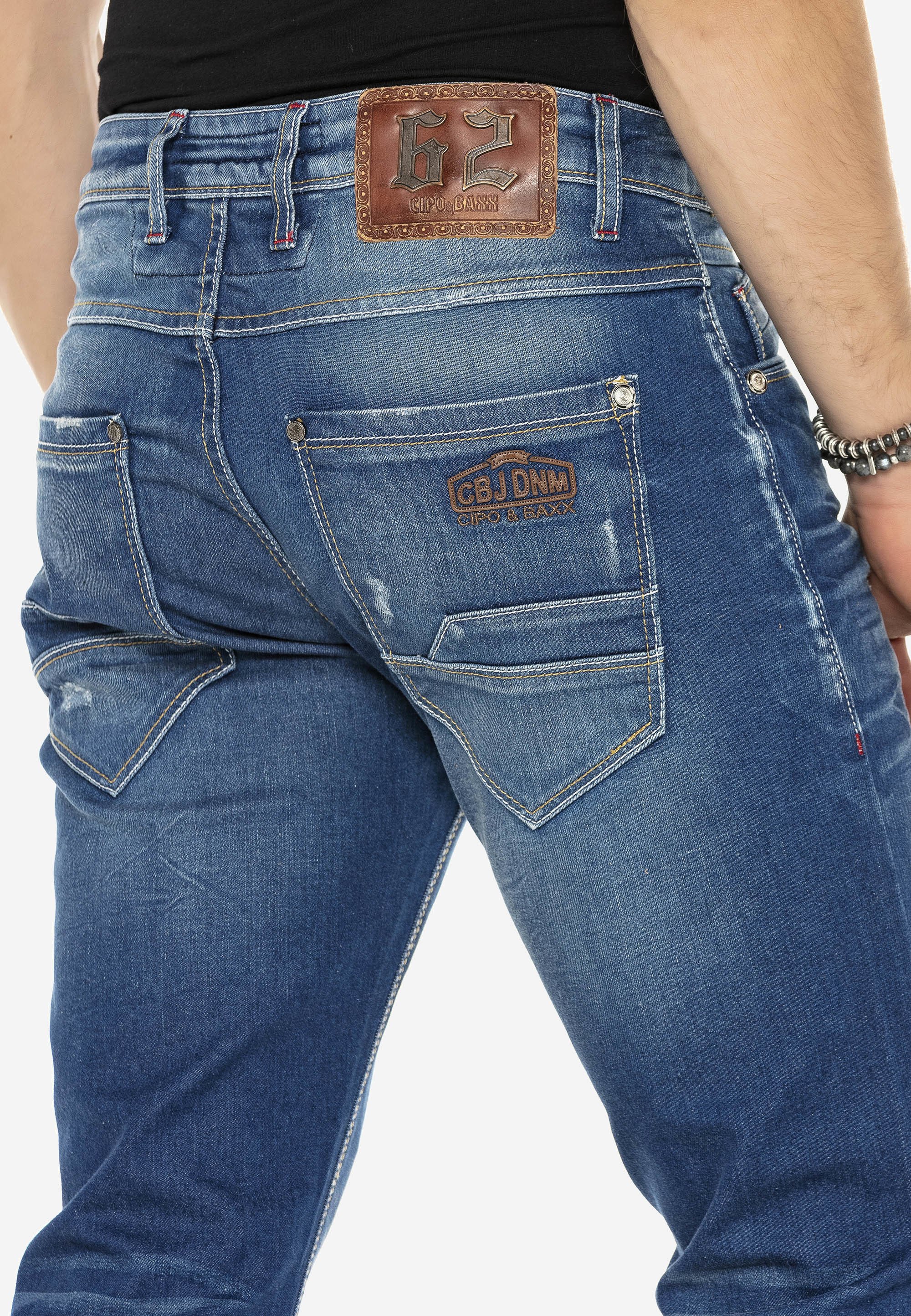 Cipo \u0026 Baxx Relaxed fit jeans - blue 