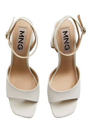 SUMMER - Sandalen met hoge hak - cremeweiß