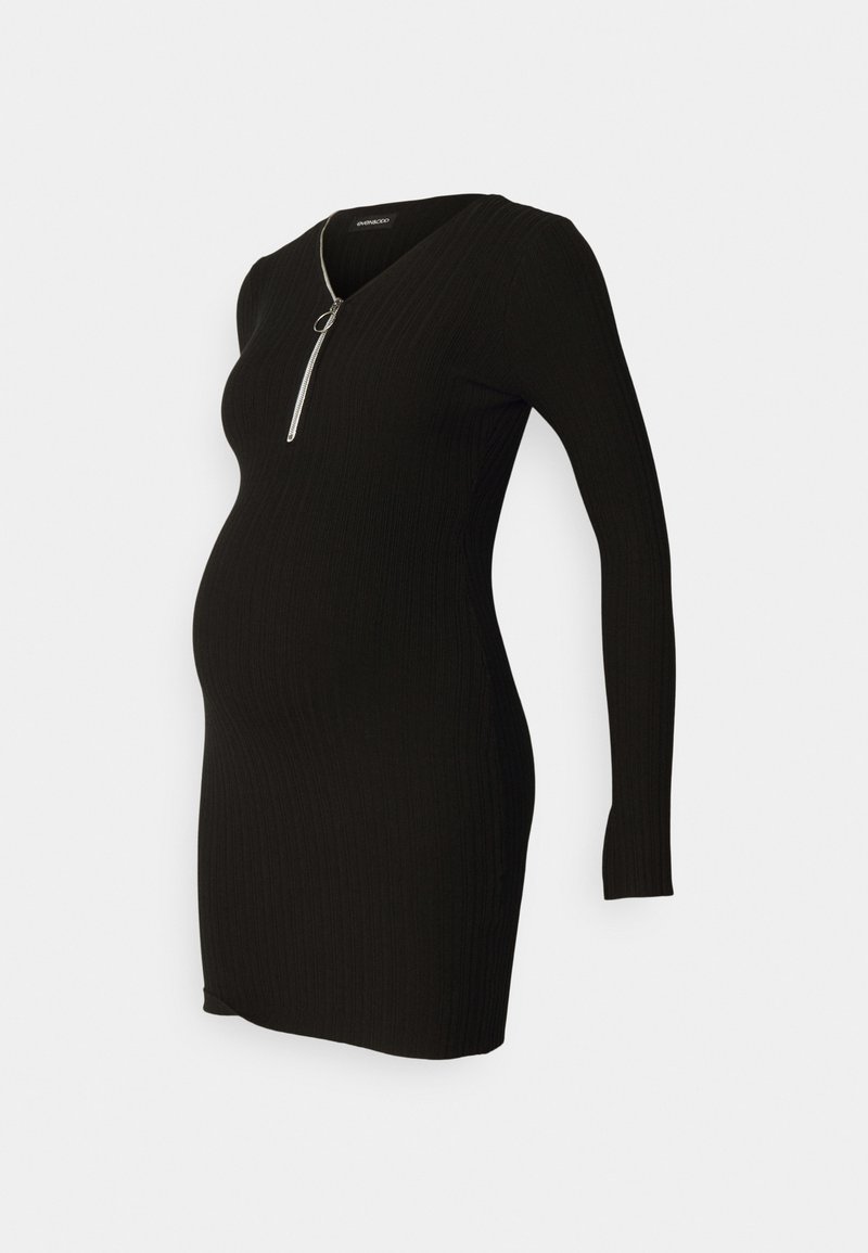 Even&Odd Maternity Shift dress - black - Zalando.ie Even&Odd Maternity Shift dress - black - Zalando.ie