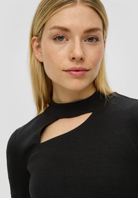 s.Oliver T-Shirt print - schwarz