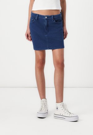 SKIRT - Jeansskjørt - medium indigo