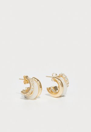 CLASSIC GEM EARRING STACK  - Øreringe - white