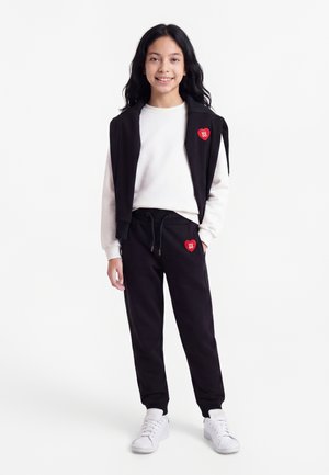 HUGO Kids JOGGING BOTTOMS - Παντελόνι φόρμας - black