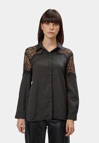 INFLUENCER SHOULDERS  - Camicia - black