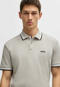 BOSS Polo - open grey ten