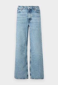 TOMMA TROUSERS HIGH WAIST WIDE LEG - Wide leg - light blue