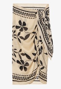 Acessório de praia - off white/black