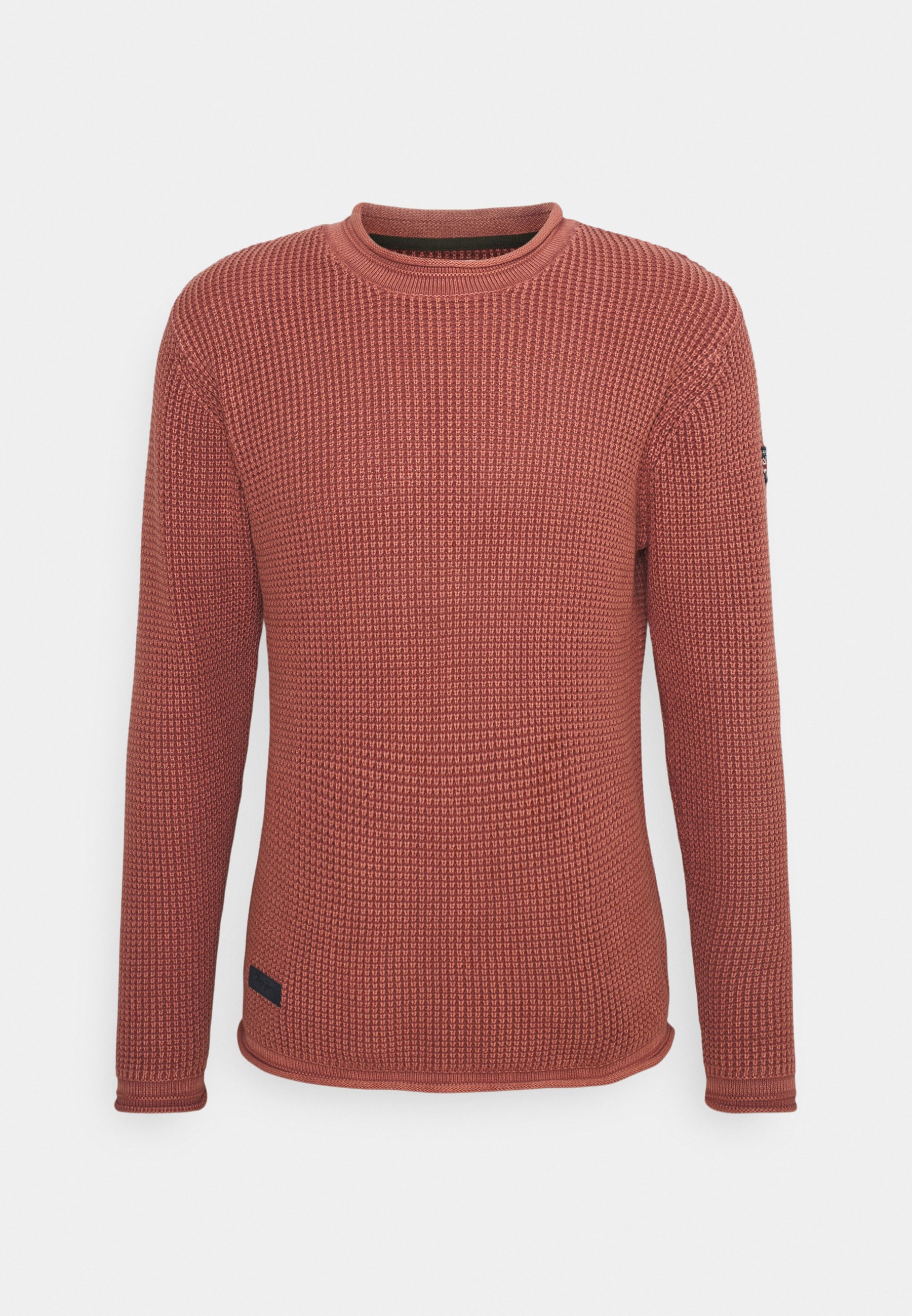 Pepe Jeans STEVEN - Jersey de punto - cedar wood/rojo metálico - Zalando.es