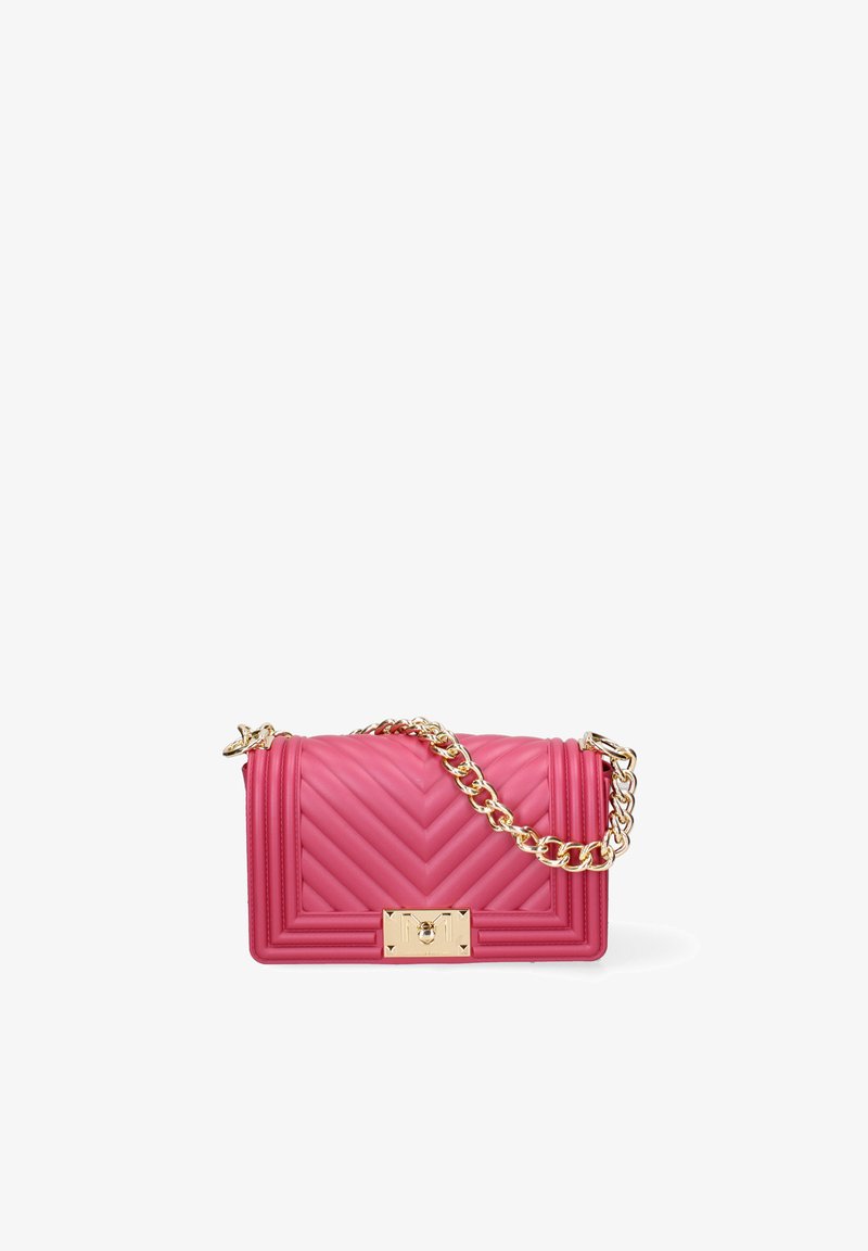 Marc Ellis Borsa a tracolla - fuchsia and gold