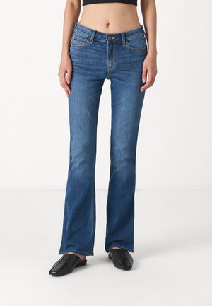 Bootcut jeans - dark blue denim