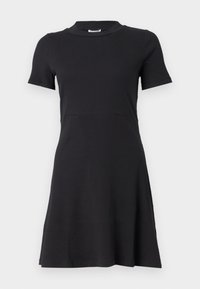 NMELINOR SKATER DRESS - Strikket kjole - black