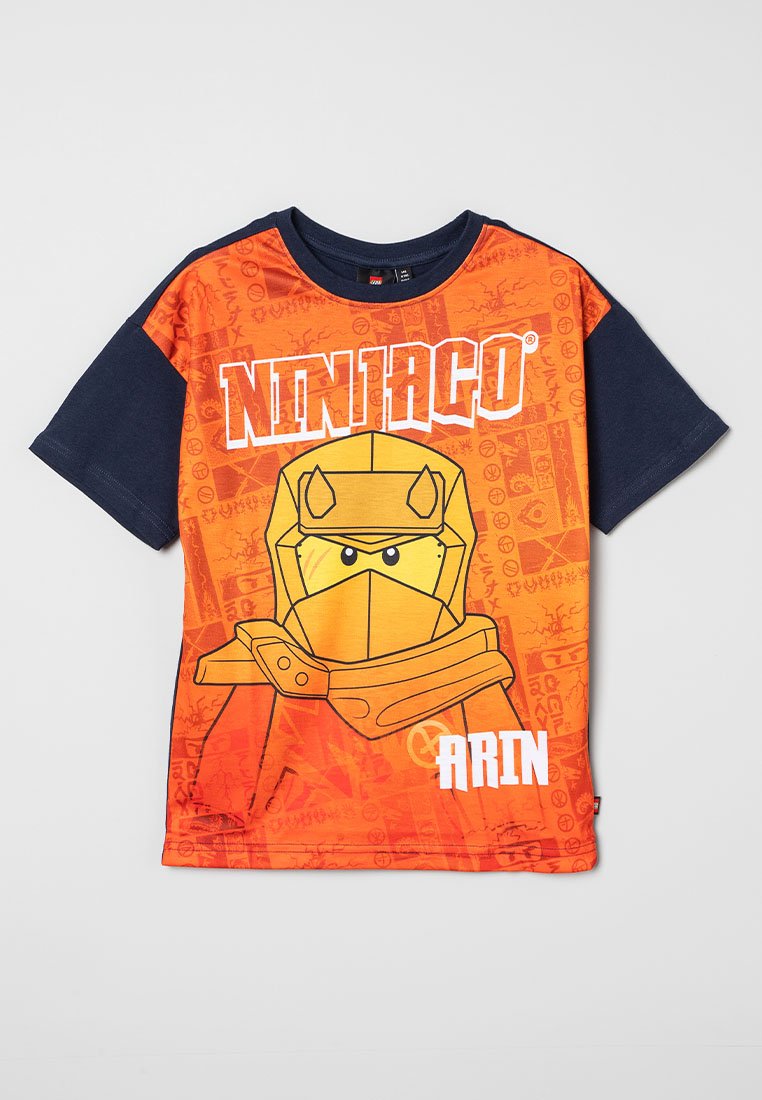 LEGO® kidswear T-shirt print donkerblauw