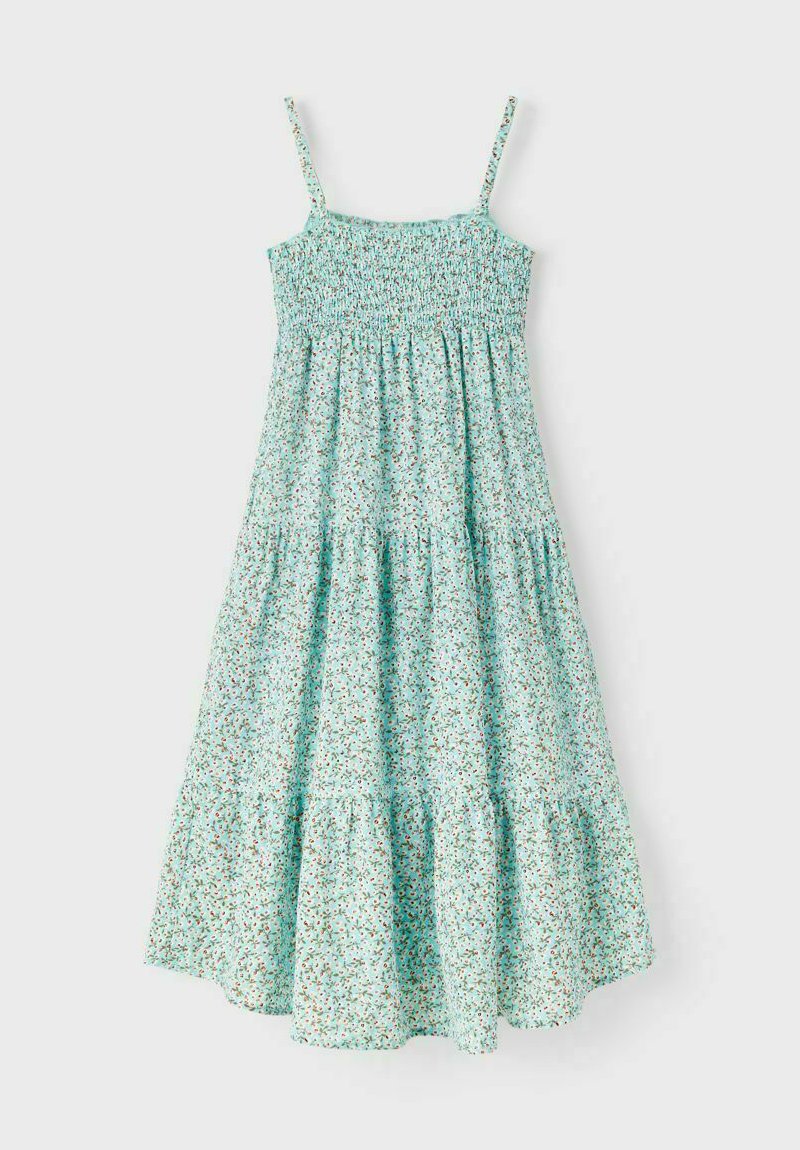 pastel turquoise dress