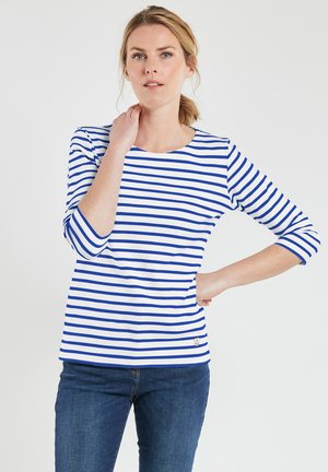 Armor lux GUERANDE MARINIÈRE - T-shirt à manches longues - blanc/etoile