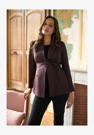 Seraphine, MATERNITY BELTED BLAZER - Blejzer - chocolate brown