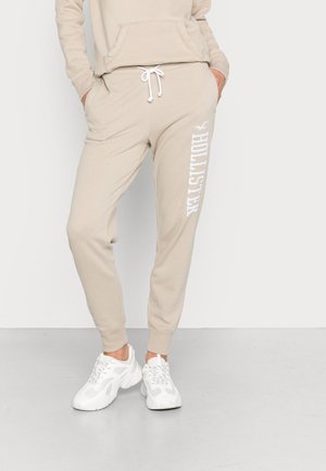 LOGO JOGGER - Pantaloni sportivi - cream