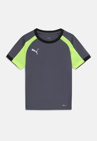 Puma - INDIVIDUALLIGA - T-shirt de sport - galactic gray/yellow alert Image miniature 1