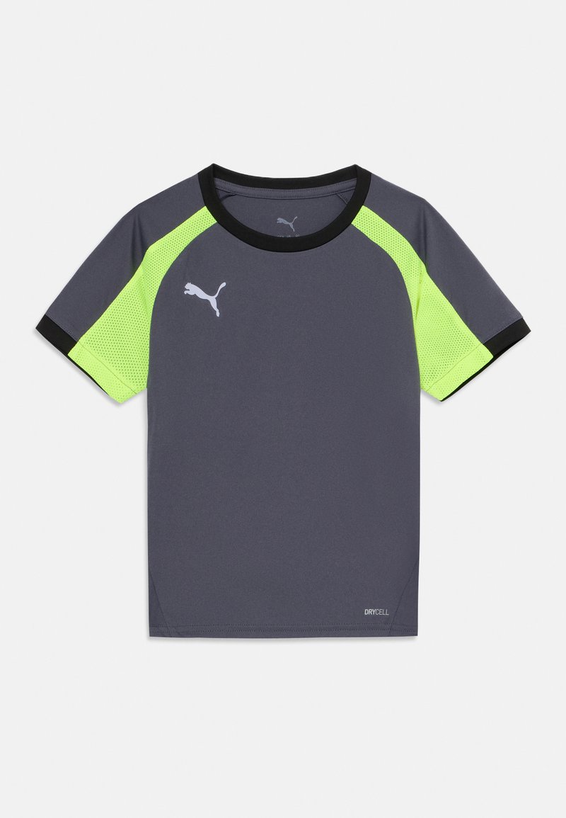 Puma - INDIVIDUALLIGA - T-shirt de sport - galactic gray/yellow alert, Agrandir