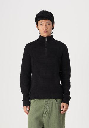 SLHTHEO STRUCTURE  - Jersey de punto - black