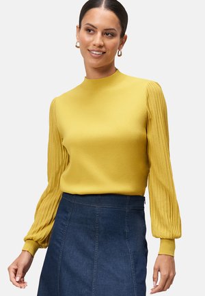 TRANSPARENTE ÄRMEL - Jumper - oil yellow