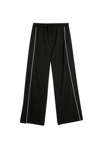 X İNJI DRAWSTRING WIDE LEG - Bukser - black