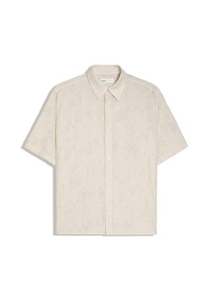 Bershka, RUSTIC SHORT SLEEVE - SHIRT - Chemise - sand