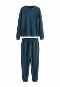 Next SOFT  LONG SLEEVE SET REGULAR FIT - Pidžame - teal blue