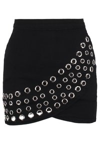 Missguided Petite Jupe en jean - black