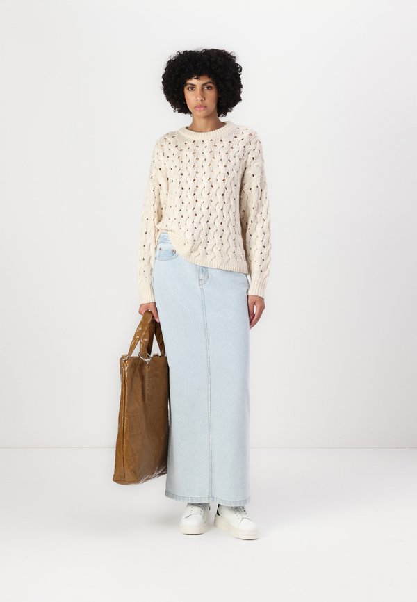 LS CREW - Jumper - pearl oyster4