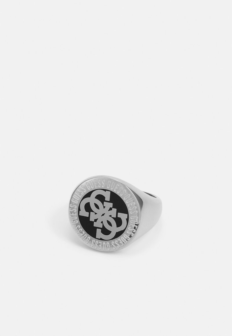 Guess ICON - Bague - silver-coloured/black