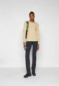 Patagonia LOGO RESPONSIBILITEE - Top dugih rukava - beeswax tan
