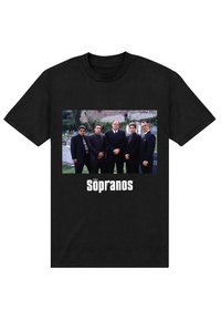 Henry Tiger SOPRANOS - Triko s potiskem - black