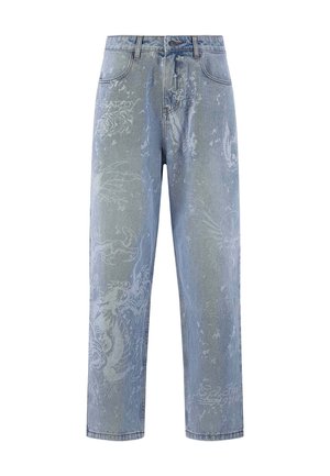 Ed Hardy, GOTHIC MULTI GRAPHIC - Jeans Relaxed Fit - mid blue