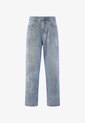 Ed Hardy, GOTHIC MULTI GRAPHIC - Jeans Relaxed Fit - mid blue