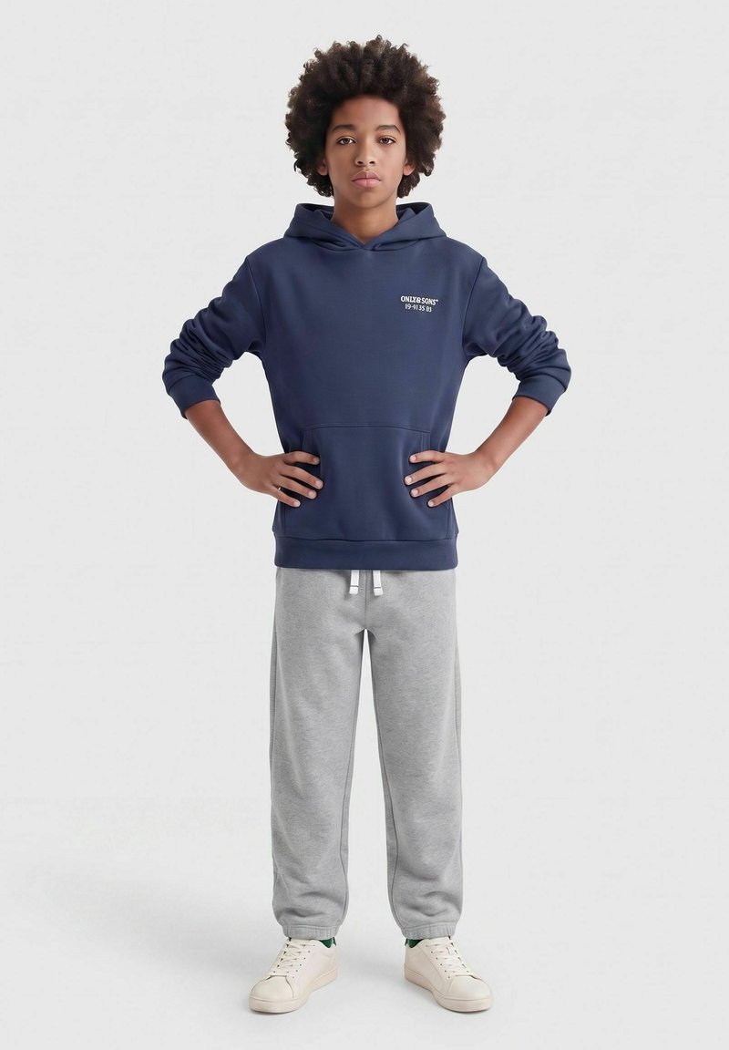 ONLY & SONS junior HOODIE OSJCERES SWEATSHIRT - Sweat à capuche - oceana
