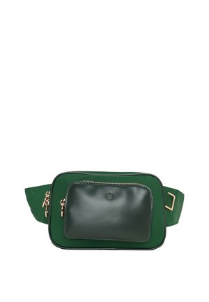 ACTION - Sac banane - dark green plain