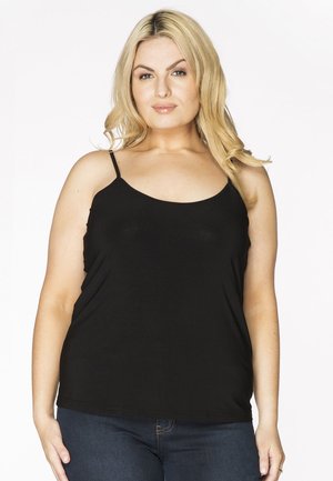 SINGLET SPAGHETTI STRAPS - Top - black