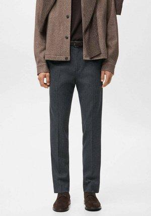 Chinos - dark heather grey