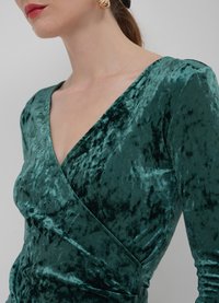 Calliope INCROCIATO CINIGLIA  - Tubino - verde