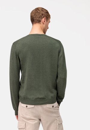 Strickpullover - dark green