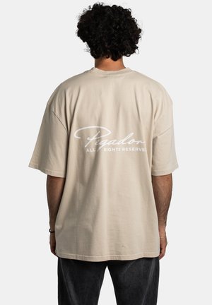 PIKE - T-Shirt print - washed light beige